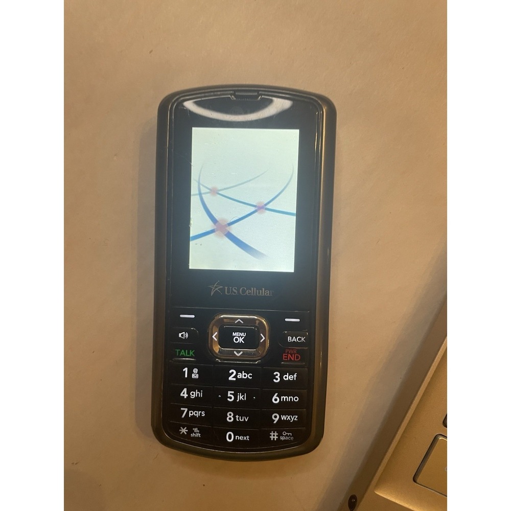 Vintage LG UX265 Slider Cell‎ Phone | US Cellular | Grey Checkerboard